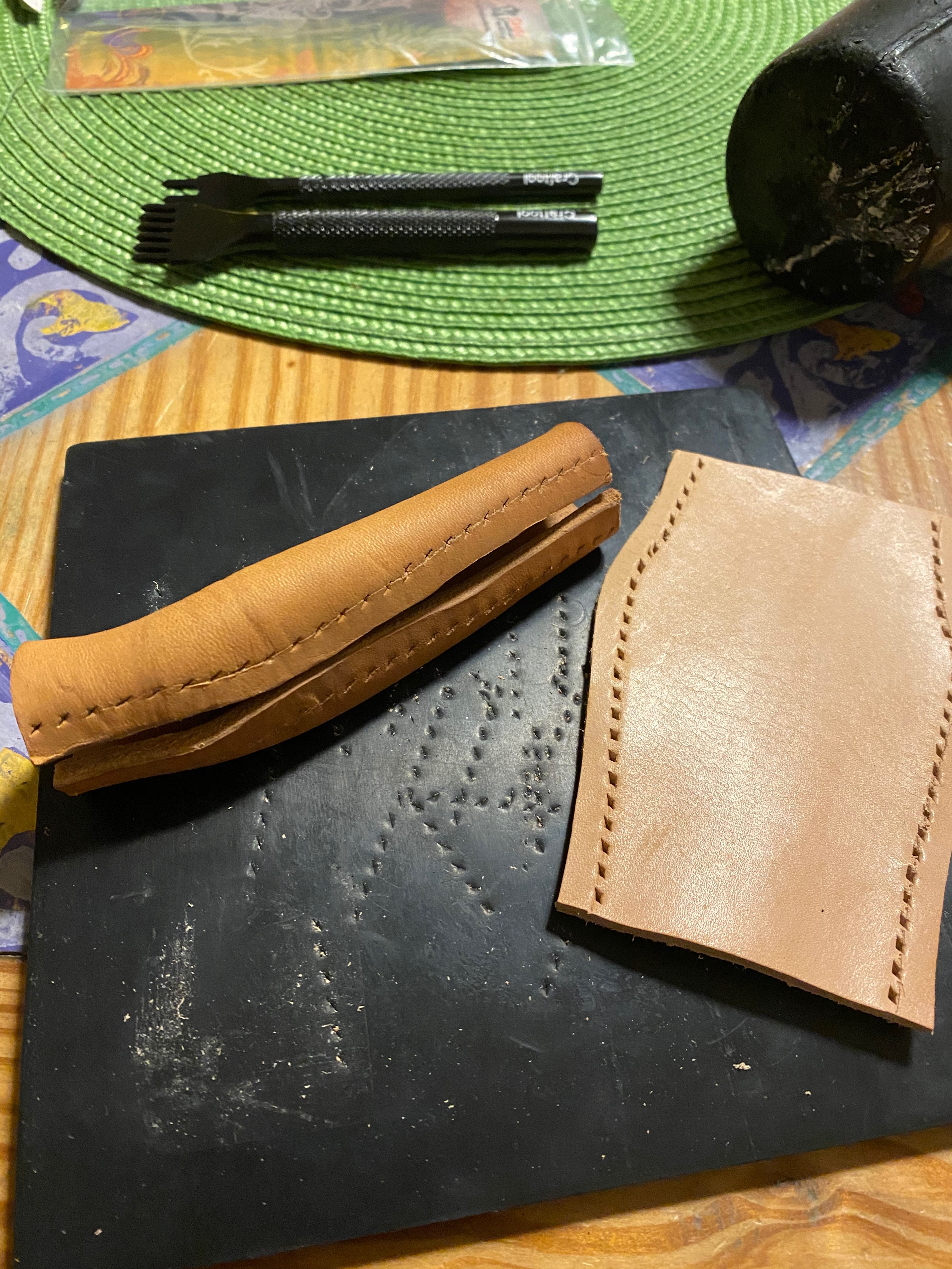 formed leather